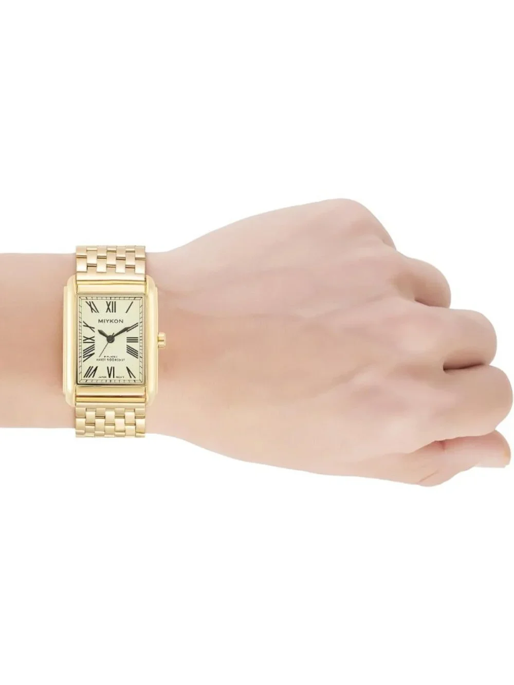 Vintage Men's Tank Dress Watch - Stainless Steel Bracelet, Water Resistant